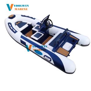 390 aluminum pvc rubber tender rib boat 