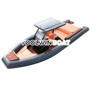 9.6m Aluminum Stepped Hull Rigid RIB Inflatable Boats CE 