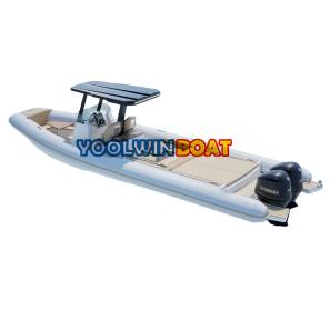 9.6m Skipper Aluminum Semi Rigid Inflatable RIB Boat with Electric Toilet