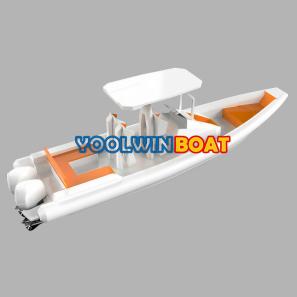 960 Aluminum Luxury RIBs Boat with Electric Toilet