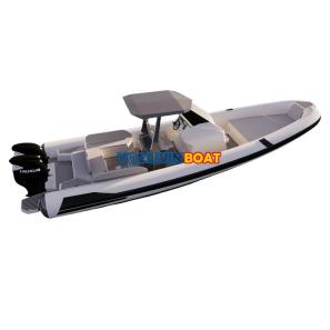 9.6m Rigid Aluminum Inflatable RIB Boat with Toilet