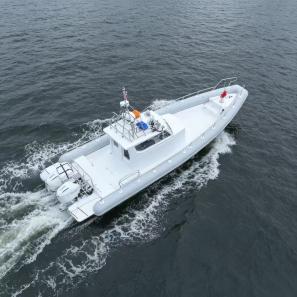 40ft Fiberglass Cabin Orca Hypalon Solas Approved Rescue RHIB Boat