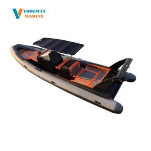 Italian 860 Aluminum Hull Luxury RIB Boat with Toilet - 副本
