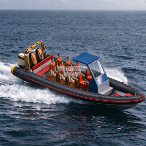 SP960 Commercial Work Fast Speed Powerful Orca Hypalon Semi Rigid Inflatable Rib Boats