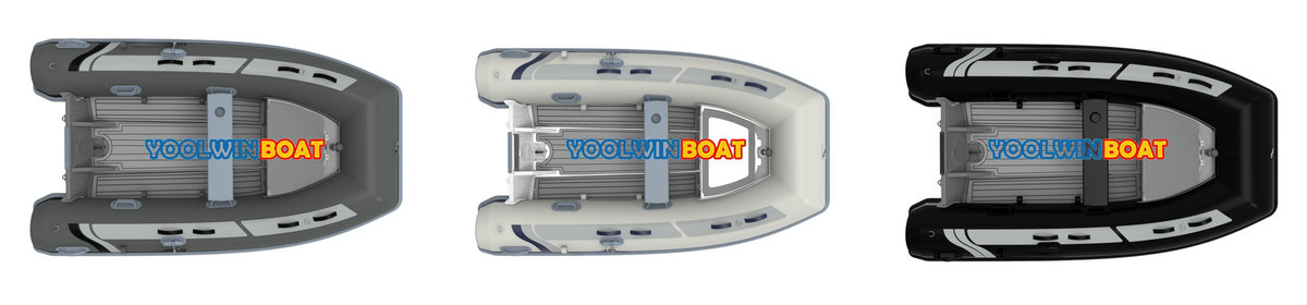 360 aluminum fishing rigid inflatable boats