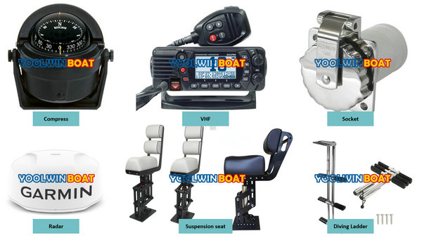 960 aluminum rigid inflatable rhibs optional accessories