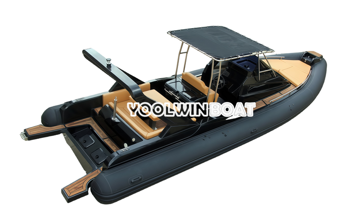 960 fiberglass cabin rib boat for sale