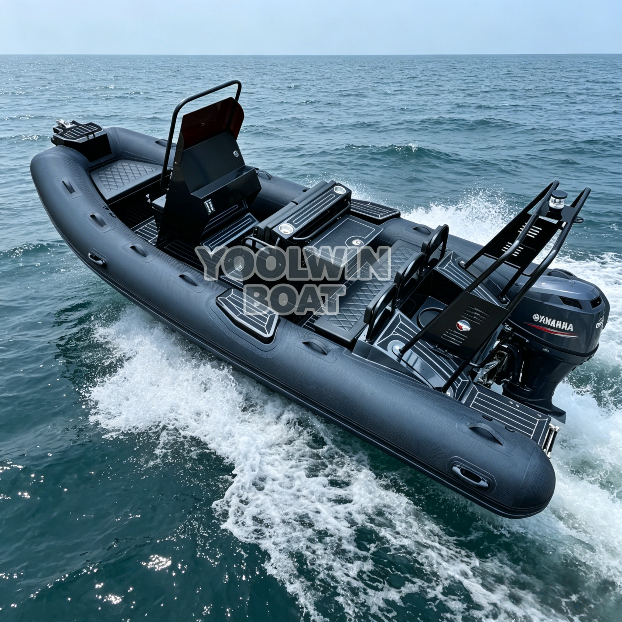 CE certified 5.8m RIB boat for 11 persons